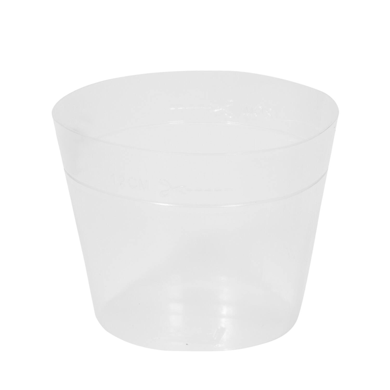 Plastic Pot Inserts, Transp. Ø21x16