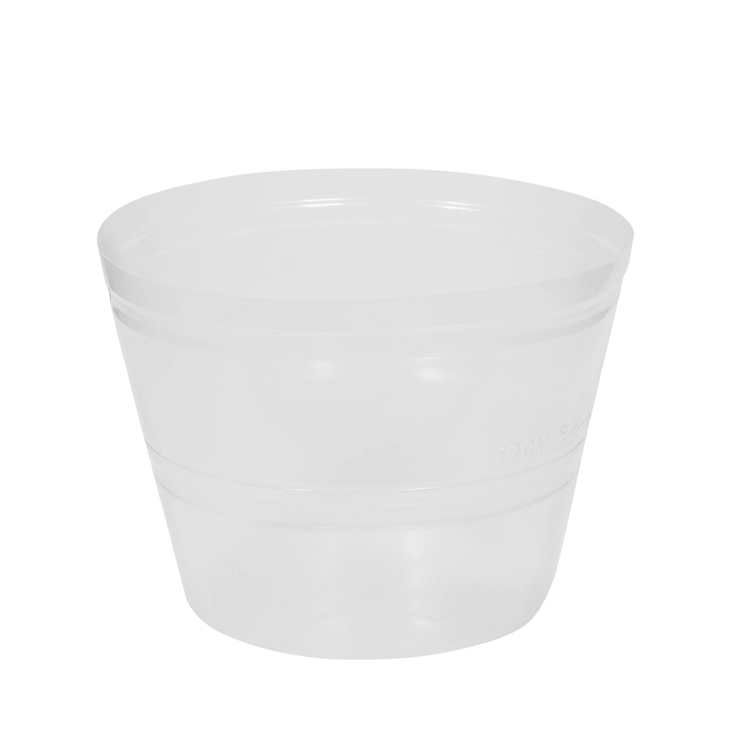 Plastic Pot Inserts, Transp. Ø35x25