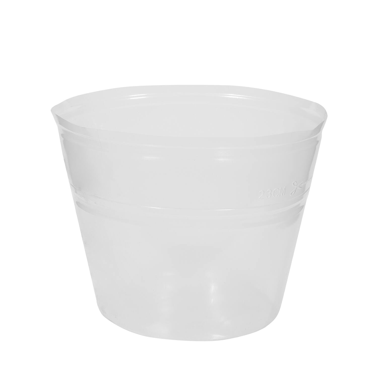 Plastic Pot Inserts, Transp. Ø45x35