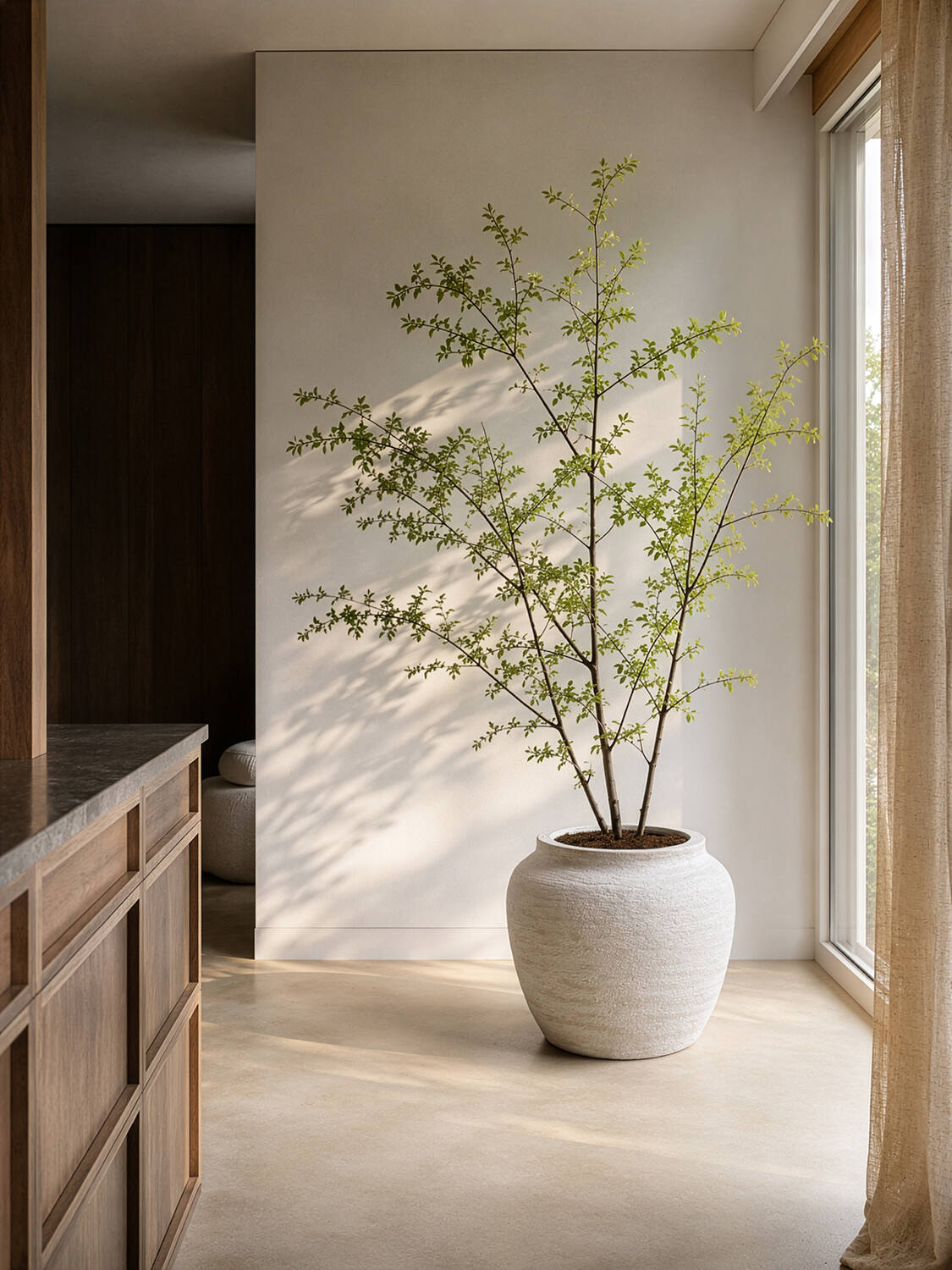 Cosma L, Oat Linen