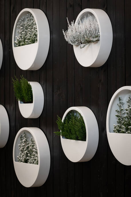 Wally (hanging) S, Glossy White