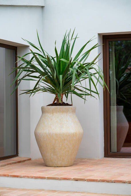 Fleuri High L, Travertine Beige
