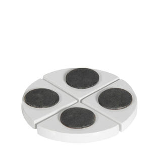 Pot Feet Glossy White
