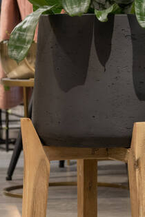 Patt XXXL (Feet High), Black Washed