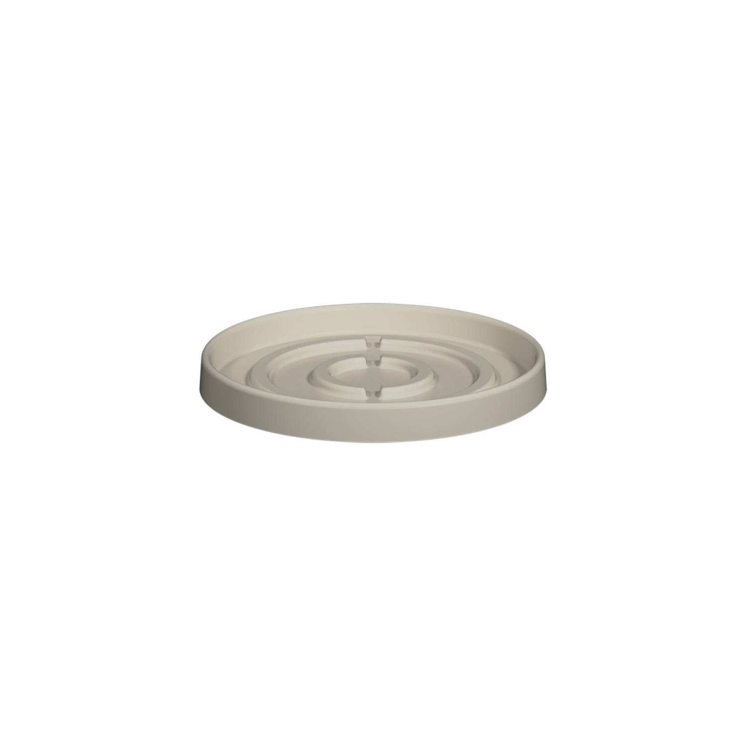 Saucer Round 52, Silk White