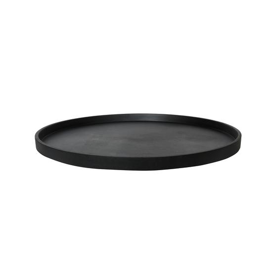 Saucer Round L, Black