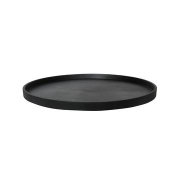 Saucer Round L, Black