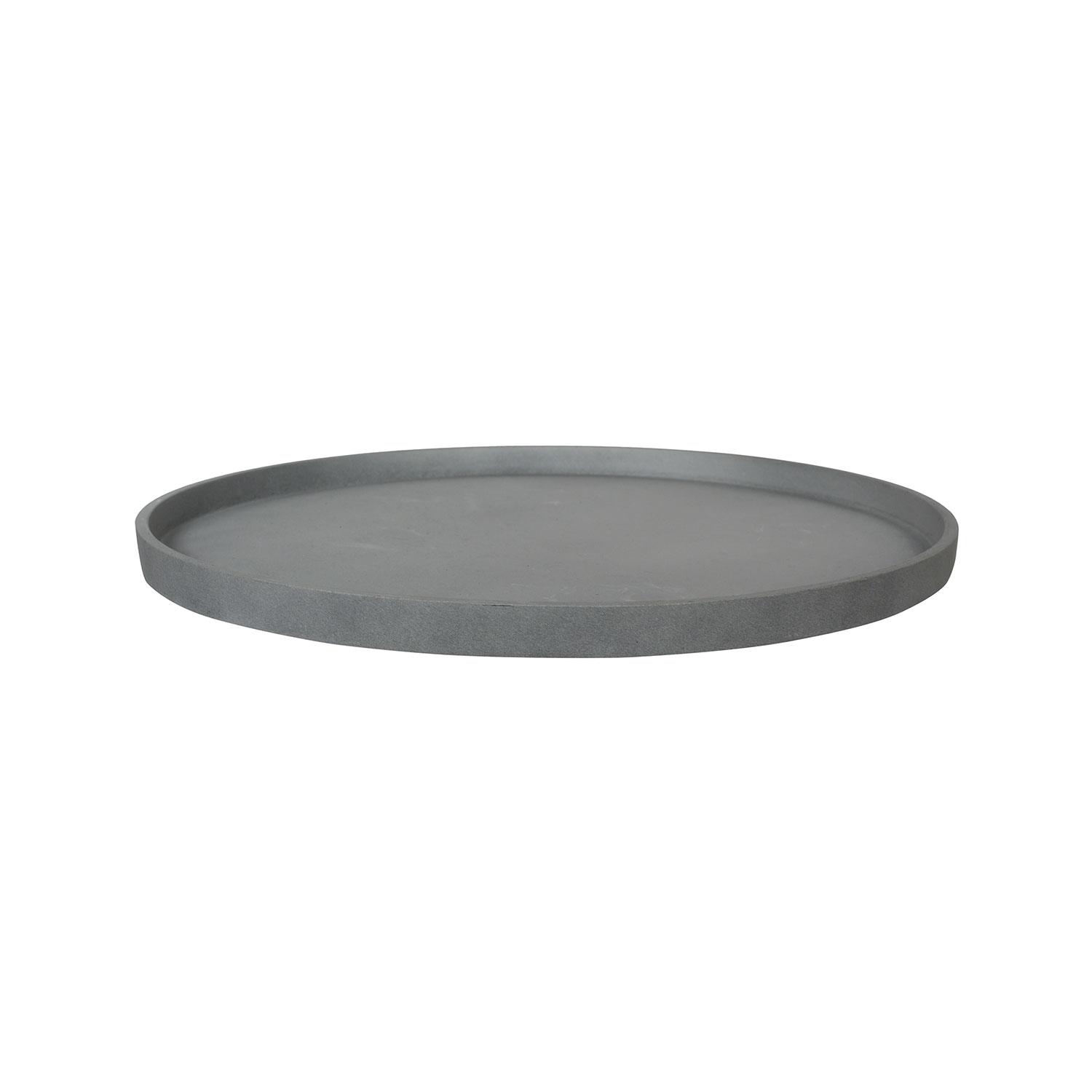 Saucer Round L, Grey
